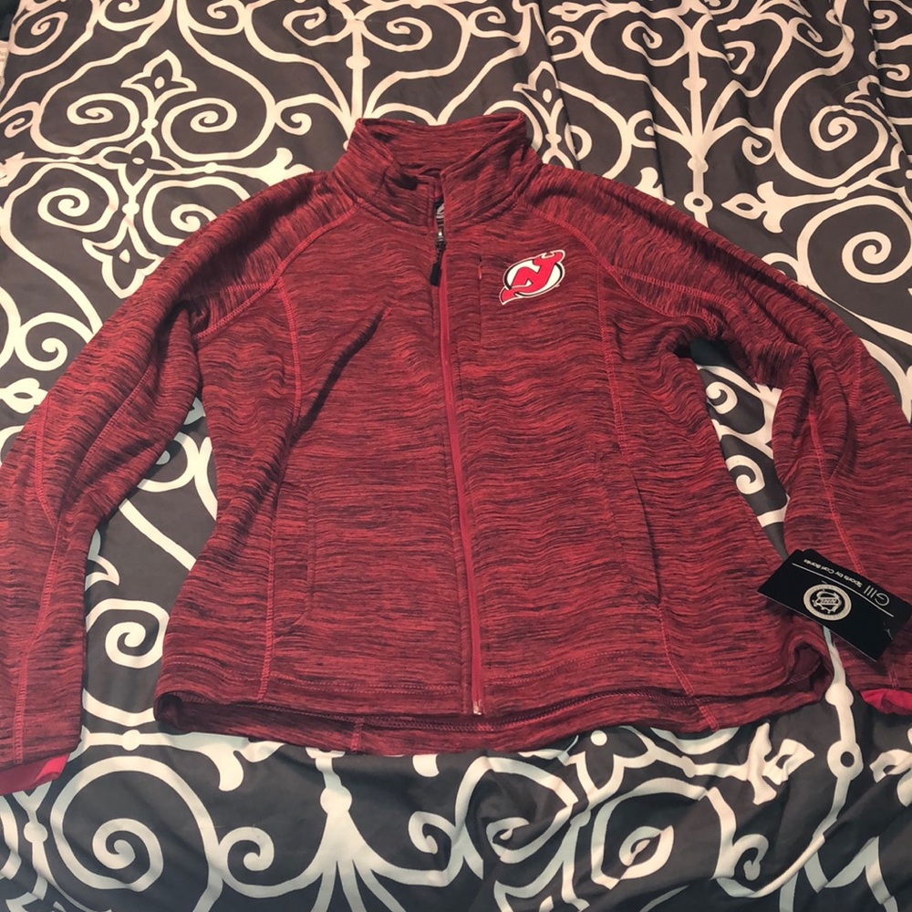 Brand new NHL New Jersey Devils zip up